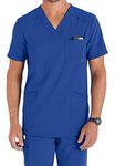 Smart Uniform SF090 V Neck Scrub Top (S, Royal)