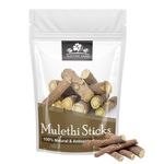 NATURE YARD Mulethi Stick Organic for Eating - 400 Gm - Licorice root/Yastimadhu/Glycyrrhiza glabra SticksF/for Hair and Body care-100% Natural & AntiOxidant