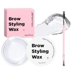 VIOLA HOUSE Brow Styling Wax, Eyebrow Soap, Long-lasting Waterproof Eye Brow Gel, 4D Feathery Eyebrow Soap Kit With Brush-0.49oz