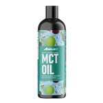 Boldfit MCT Oil C8 C10 Vegan Coconut Derived MCT for Keto and Paleo Friendly Cold Pressed Oil Supports Energy, Metabolism, Gut and Brain Function –500ml