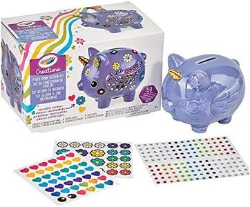 CRAYOLA Creations Piggy Bank Design Kit, Purple (04 2917)