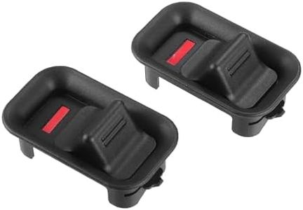 ACROPIX Front Rear Door Lock Lever Knob Replacement Fit for Chevy Suburban Silverado Avalanche for GMC Sierra Yukon - Pack of 2
