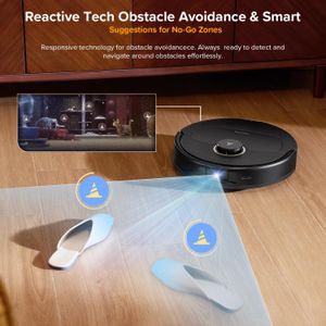 Roborock Qrevo S5V Robot Vacuum Cleaner – Black