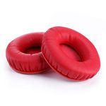 VIPECO Ear Pads Cushion for Monster Beats by Dr Dre Solo Solo HD Headphone (Red)