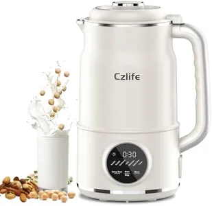 Czlife N7 Nut Milk Maker, 50oz (1.5L) Automatic Soy Milk Maker Machine for Homemade Oat Milk, Nutmilk, Juice, Milkshake, Baby Food, Grains, Almonds Milk Maker with Delay Start/Keep Warm/Clean