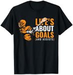 Mens Life's About Goals Lacrosse Sh