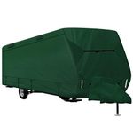 Leader Accessories Caravan & Motorhome Cover (23-25ft, Green) PRO Premium Travel Trailer RV Cover Breathable 4 Layer Non-Woven Material All Year Protection (7.01-7.62m)