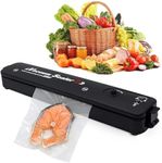 sahaj enterprise.Vacuum Sealer Machine, Automatic Fresh Food-Sealer, Vacuum Packing Machine For Fruits, Meat Preservation With Dry & Moist Sealing Modes With LED