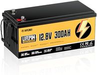 Rvpozwer 12V 300Ah LiFePO4 Battery,