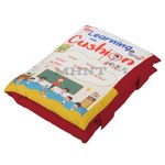 PQLQ Mhnt Learning Pillow Cloth Book With English And Hindi Cushion Cotton Books For Kids Baby Children, Red, 1 Count