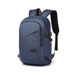 Kono Laptop Backpack Anti-Theft Travel Business Computer Rucksack Work Bag with USB Charging Port Laptop Bag Water Resistant College School Backpack Bag for Men Women fits 15.6 Inch (Navy)