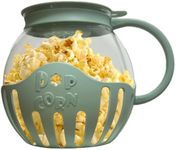 Microwave Popcorn Popper, Healthy, Fat-Free Air Popper Popcorn Maker, Silicone Popcorn Machine, Bpa Free Popcorn Bowl, 2.25 Quart Popcorn Pot Dishwasher Safe