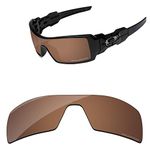 PapaViva Replacement Lenses for Oakley Oil Rig Copper Brown - Polarized