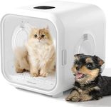 HomeRunPet Drybo Plus Automatic Pet Dryer Box - Ultra Quiet, Smart Temperature Control, 360° Efficient for Cats and Small Dogs, 50 L