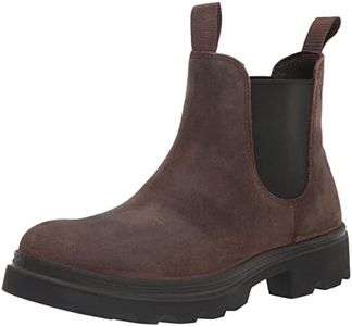 ECCO Men's Grainer Chelsea Boot, Coffee Suede, 9-9.5