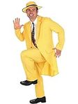 fun shack Adult Yellow Man Costume,
