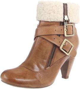 Miz Mooz Women's Sabrina Bootie, Cognac, 6