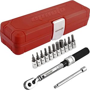 EPAuto 1/4 Inch Dive Click Torque Wrench Bicycle/Bike Maintenance Kit Tool Set, 2 to 20 Nm