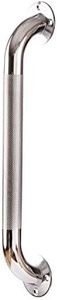 DMI Textured Toilet, Shower & Tub Rail, Handicapped Grab Bars for Handicap and Elderly, Perfect for Bathroom Safety, Rust-Resistant Steel, 18", Chrome