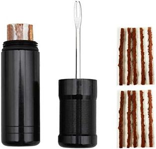 SING F LTD Bike Tubeless Tire Repair Tool Kit Storage Tube with Steel Insertion Plug Tool Bacon Strips for MTB Road Mountain Bicycle Tyres