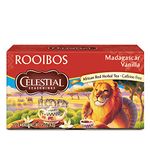 Celestial Seasonings African Tea, Madagascar Vanilla Red, 20-Count Tea Bags (Pack of 6)