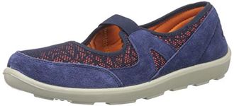 BATA Women Elstic Softy Blue Ballet Flats4 UK (5519005)