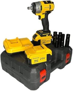 PROFFIX 21V 4Ah 320Nm high torque Brushless Cordless Imapact driver 2 Batteries Carry case Wrench set