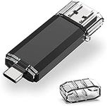 RAOYI 128GB Dual USB C Flash Drive USB 3.0 and Type C 128GB OTG Flash Drive for MacBook Google Chromebook Pixel, Smartphone Samsung Galaxy S8, Huawei P20 Matebook