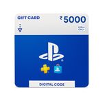 Rs.5000 Sony PlayStation Store Gift Card (Email Delivery in 1 hour- Digital Voucher Code)