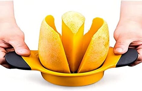 Kitchen Fruit Corer Slicer Mango Slicer Stainless Steel Blade Peeler And Corer Tool Mango Separator With Non-Slip Handle