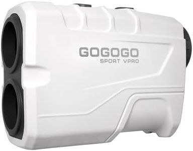 Gogogo Sport Vpro Golf Rangefinder 900 Yards Slope Laser Range Finder with Pinsensor & Flag-Lock, 6X Magnification, Pulse Tech (900 Yards)