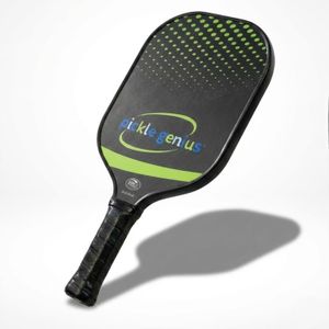 Pickle Genius Pickleball Paddle-100% Raw Carbon Fiber Pickleball Racket with 13mm Polypropylene Honeycomb Core for Maximum Power, Grit Finish, and Perfect Spin. USAPA Approved Pickleball Paddles