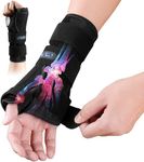 Wrist Brace with Thumb Spica Splint - Adjustable Thumb Wrist Support for Arthritis, Sprains, Tendonitis, Ligament Injury, Carpal Tunnel, De Quervain's Tenosynovitis and Sports Protection fit Women & Men（Right）