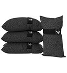 BASER - Outdoor Fillable Straight Sandbags, 4 x 9 LBS fillable Weight Bags for Patio Umbrellas, Cantilevers and Garden Accessories