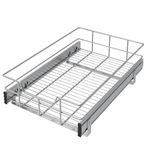 Pull Out Cabinet Organizer 14" W X 22" D, Slide Out Drawers For Kitchen Cabinets, Pull Out Drawers For Cabinets Capacity Heavy Duty Caddy, Cabinet Pull Out Shelves Chrome-Plated, Bathroom Pantry