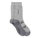 KOSHA Men's Merino Wool Regular Length Advanced Socks (Light Grey - Dark Grey, 1)