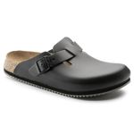 Birkenstock BB129-44 Super Grip Professional Boston Slip-Resistant Clogs | Black | Size 44EU / 9.5UK