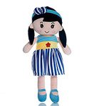 Babyjoys Stuffed Cuddly Plush Doll for Girls of Age 1 Year and Above BLUE-60CM