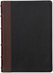 KJV Study Bible, Large Print Premium Full Grain Leather - Thumb Index, King James Version Holy Bible, Black/Burgundy