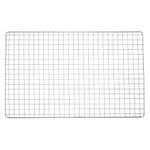 HARFINGTON Square BBQ Grill Net 15.4"x9.4" Stainless Steel Cross Wire Barbecue Mesh Mat for Baking Smoking Charcoal Grilling Roasting