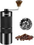 NewlukPro M6 Manual Coffee Grinder,Capacity 25g,Hand Coffee Grinder with Aluminum Body,Sharp Hexagonal Grinding Burr Core,Portable Manual Coffee Bean Grinder for Pour Over French Press Espresso
