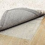 Home Beyond & HB design - Non-Slip Rug Pad 5 x 8-Feet - Anti-Skid Grip Pad Mat for Area Rugs Carpet Hard Surface Floors