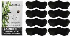 MAPPERZ Blackhead Remover Strips, Deep Cleansing Face Nose Strips With Instant Pore Unclogging,C-Bond Technology, Oil-Free, for Pores, Pimples, all Skins,Charcoal, 8PC