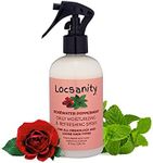 Locsanity Daily Moisturizing Refreshing Spray for Locs, Dreadlocks - Rose Water and Peppermint Hair Scalp Moisturizer, Dreadlock Spray - Natural Loc Care and Maintenance (8oz)