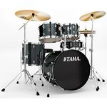 Tama Rhythm Mate 5-piece drum set with 50.8 cm/20 inches bass drum and 3-piece cymbal set/6-piece hardware Charcoal Mist