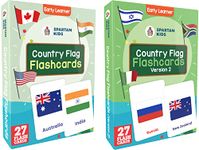 SPARTAN KIDS® World Country Flags Flash Cards for Kids