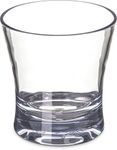 Carlisle FoodService Products Alibi Rocks Glass for Restaurant, Kitchen, and Bar, Plastic, 9 Ounces, Clear, (Pack of 24)