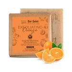 Nat Habit Cold Processed Exfoliating Orange Butter Bath Soap- Rich in Vitamin C For Hydration,Gentle Exfoliation, Skin Whitening & Brightening (125gm)