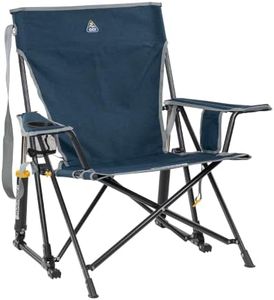 GCI Outdoor Kickback Rocker Outdoor Rocking Chair with Beverage Holder