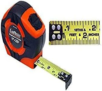 Lufkin PHV1425D Engineer's Power Tape 25'Foot by 1-Inch Hi-Visibility